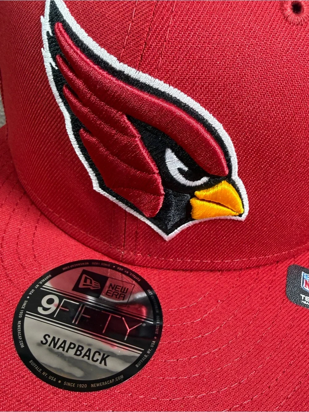 Arizona Cardinals Hat New Era 9Fifty Snapback Flat Bill Essential Plain Back NWT